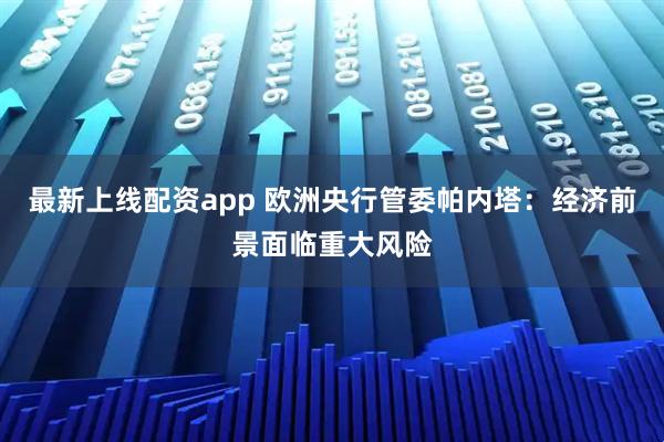 最新上线配资app 欧洲央行管委帕内塔：经济前景面临重大风险